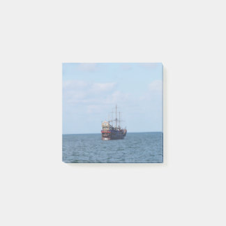 Segelbåt på havet Kust Post-it-lappar Post-it Block