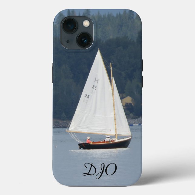 Segelbåt på Sjö Fodral-Mate iPhone  (Baksida)