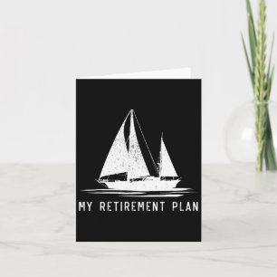 Segelbåt Pappa Mitt Pension-plan Kort