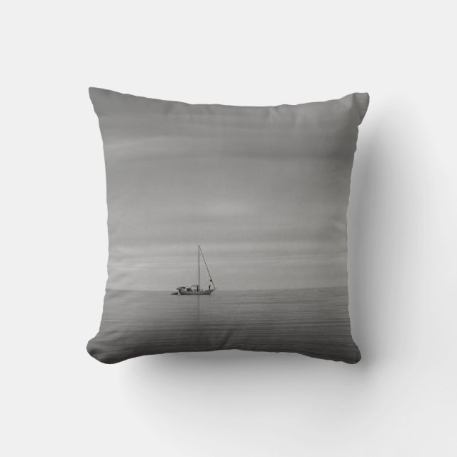 Segelbåt Pillow Kudde (Framsida)
