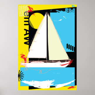Segelbåt Poster
