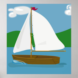 Segelbåt Poster