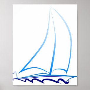 Segelbåt Poster