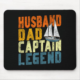 Segelbåt retro vintage make far captain musmatta