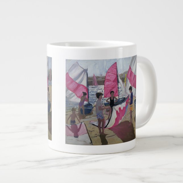 Segelbåt Royan Frankrike 1992 Jumbo Mugg (Framsida höger)
