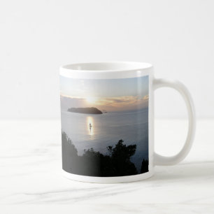 Segelbåt Sunrise & Mt Paku Habour Tairua NZ Kaffemugg