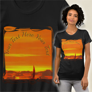 Segelbåt Sunset 1300 T Shirt