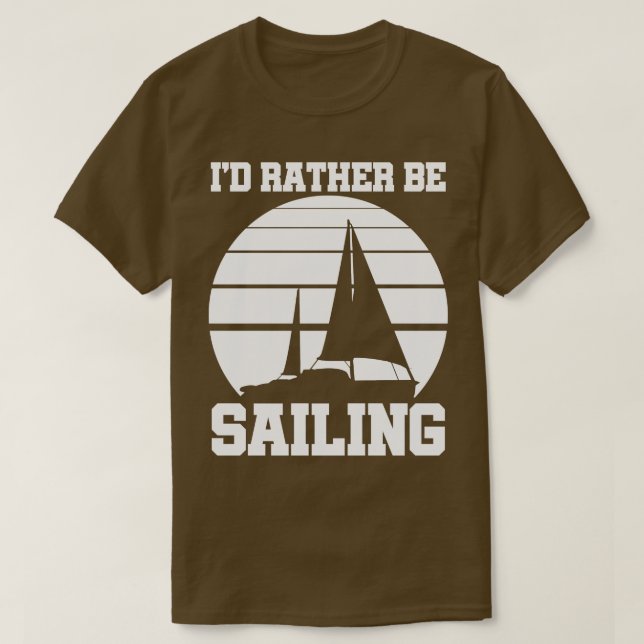 Segelbåt T Shirt (Design framsida)