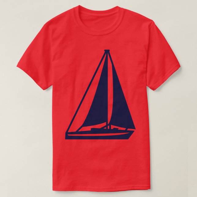 Segelbåt T Shirt (Design framsida)