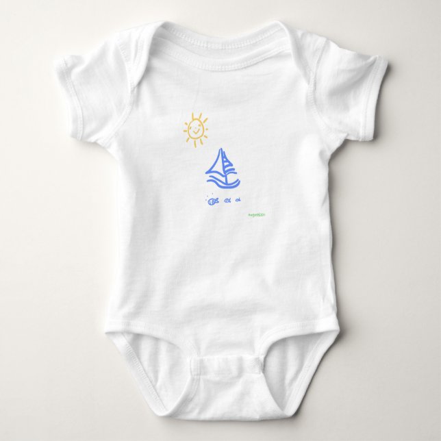 segelbåt tee (Framsida)