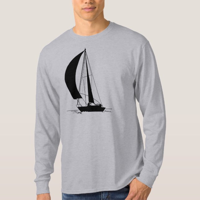 Segelbåt Tee Shirt (Framsida)