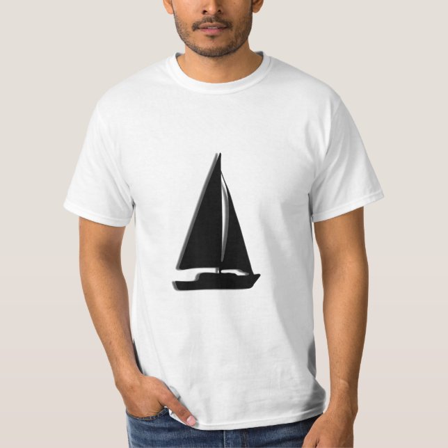 Segelbåt Tee Shirt (Framsida)