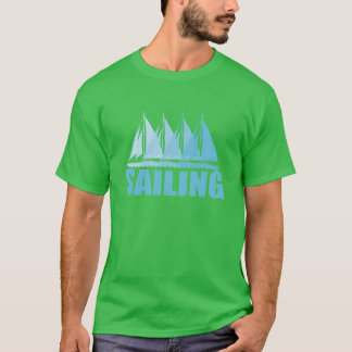 Segelbåt Vattensport Vind present pojke T Shirt
