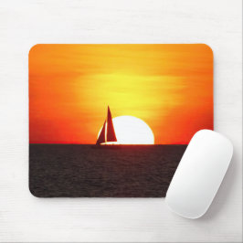 Segelbåt vid Sunset Musmatta