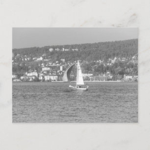 Segelbåt Zürichsjön Vykort