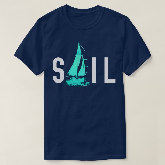 Segelbåtar 3 t shirt (Design framsida)