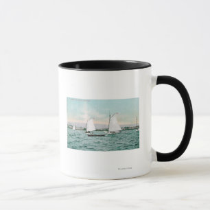 Segelbåtar av Alameda BeachAlameda, CA Mugg