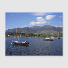 Segelbåtar Derwent Vatten Keswick Cumbria