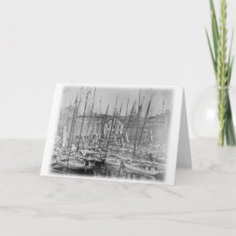 Segelbåtar för vintageBaltimore hoppbagge Kort