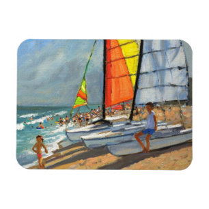 Segelbåtar Garrucha Spanien Magnet