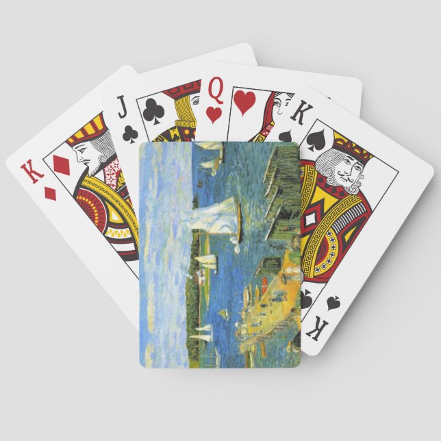 Segelbåtar i Mahone Bay i Kanada Casinokort (Baksidan)