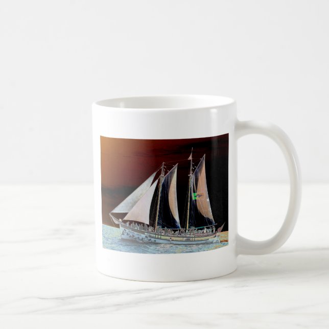 Segelbåtar Kaffemugg (Höger)