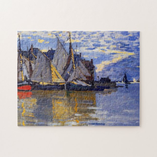 Segelbåtar Monet Fine Art Pussel (Horisontell)