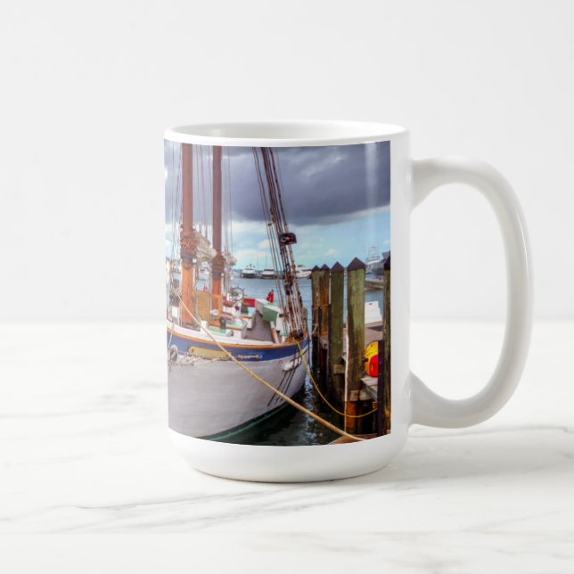 Segelbåtar Morred på Key West Kaffemugg (Höger)
