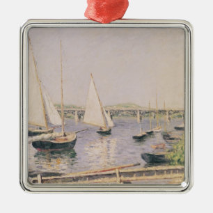 Segelbåtar på Argenteuil, c.1888 Julgransprydnad Metall