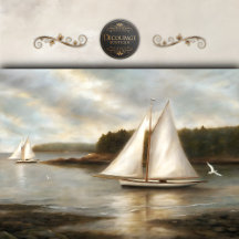 Segelbåtar på Decoupage i Tranquil Bay