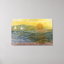 Segelbåtar på Horisont Canvastryck