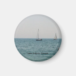 Segelbåtar på Lake Ontario Magnet