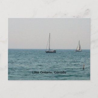 Segelbåtar på Ontariosjön  Vykort
