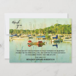 Segelbåtar på Sjö Harriet Sympathy - tackkort Inbjudningar