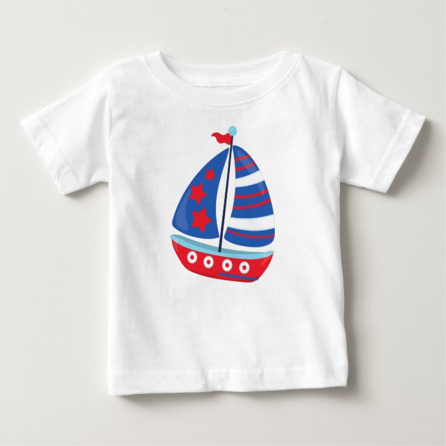 Segelbåtar, sjömän, segling, segel, Frakt, båt T Shirt (Framsida)