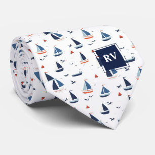 Segelbåtar till sjöss Monogram Slips