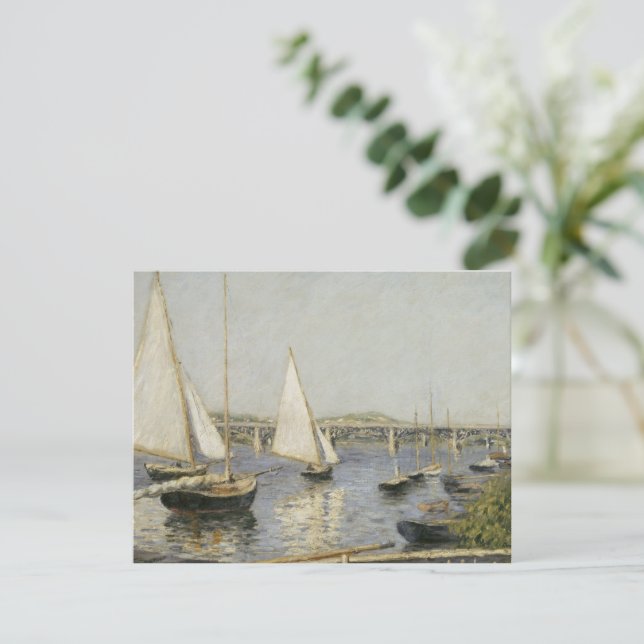 Segelbåtar vid Argenteuil av Gustave Caillebotte (Stående Fram)