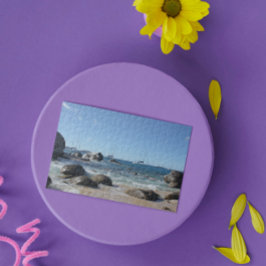 Segelbåtar vid Baths, BVI Pussel