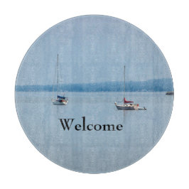 Segelbåtar vid floden