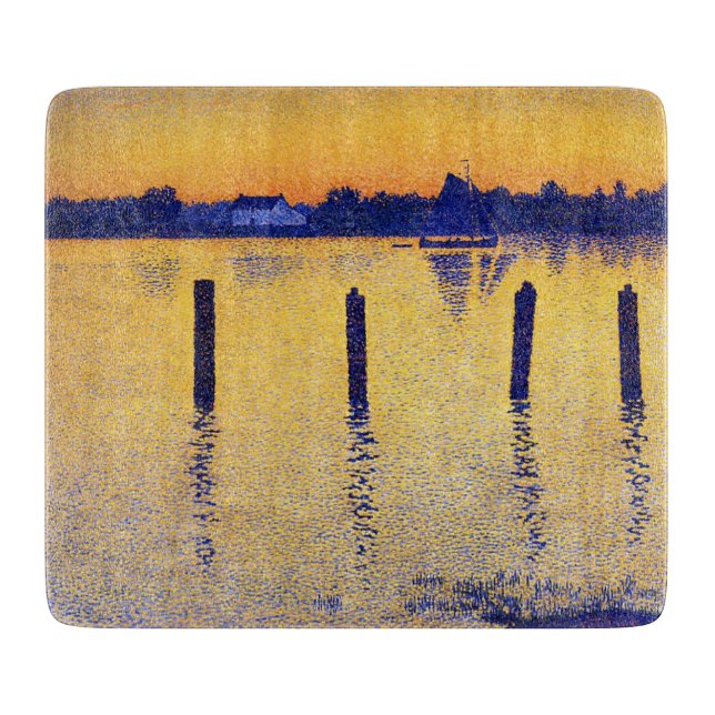 Segelbåtar vid floden Schelde (Belgien) (Framsidan)
