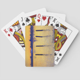 Segelbåtar vid floden Schelde (Belgien) Casinokort