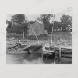 Segelbåtar vid Kittery Point, 1900 Vykort