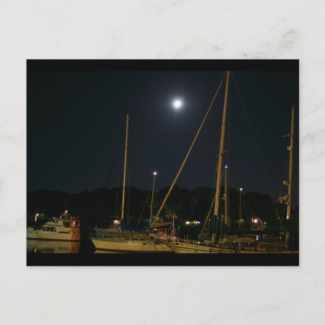 Segelbåtar Vykort (Framsida)