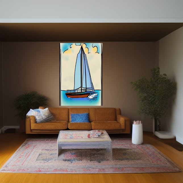 Segelbåten | AI Art Poster (Skapare uppladdad)