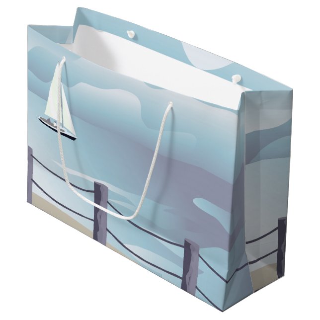 Segelbåten Aqua Ocean Lg Gift Bag (Framsidan Vinklad)