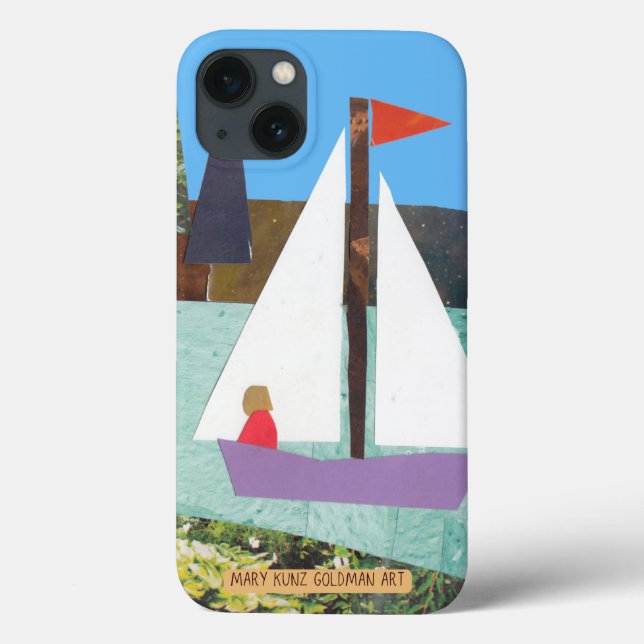 Segelbåten Nautical Hand-Illustrated Boho (Baksida)