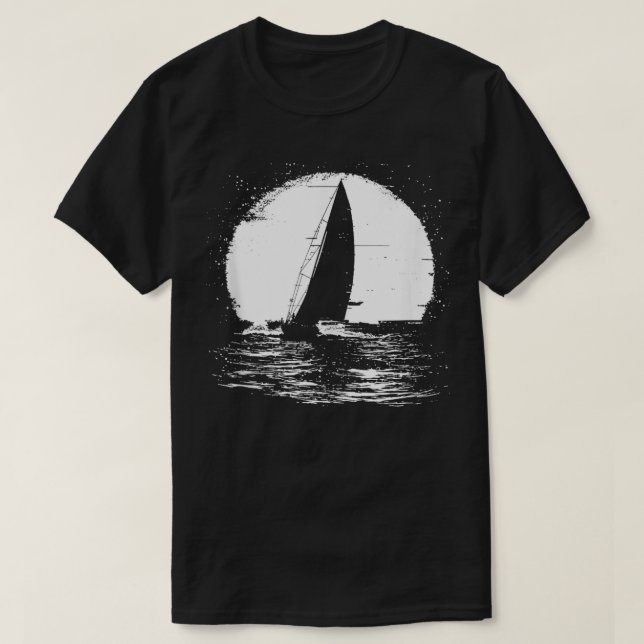 Segelbåtens segelgrupp t shirt (Design framsida)