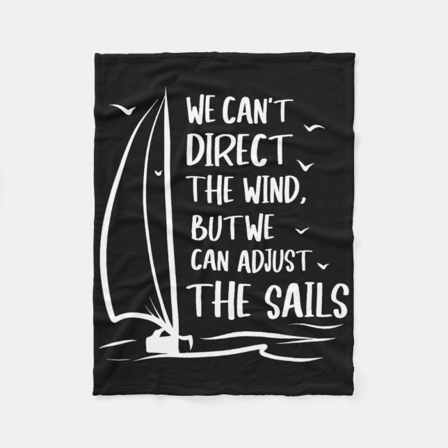 Segelbåtens Vind för anpassning av fartygets båt - Fleecefilt (Framsidan)