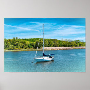 Segelbåtfotografi Poster