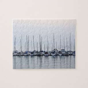 Segelbåthamnreflexion - Bayfield, WI - 8x10 Pussel